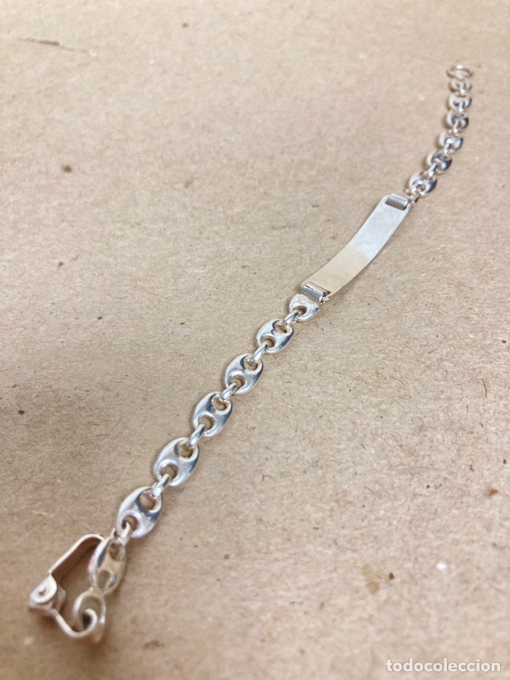 Joyeria: Pulsera con placa / esclava de plata - Foto 2