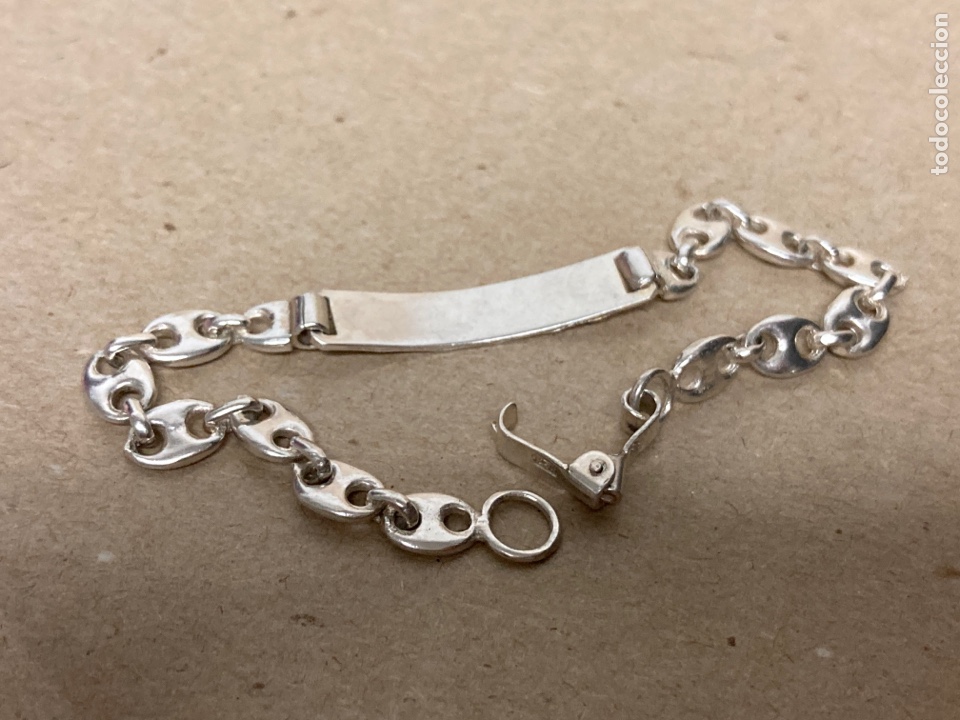 Joyeria: Pulsera con placa / esclava de plata - Foto 3