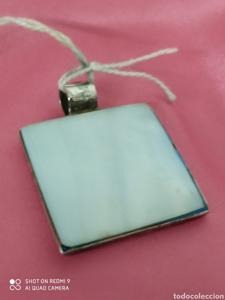 Joyeria: Colgante de plata con nacar + - Foto 1