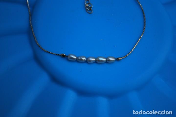 Joyeria: Pulsera de plata de ley con perlas . - Foto 3