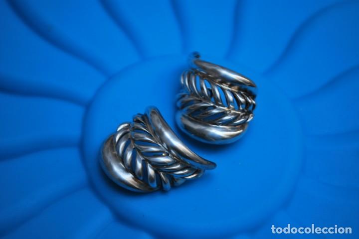 Joyeria: Elegante pendientes en plata de ley . - Foto 1