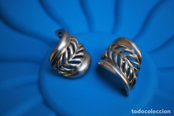 Joyeria: Elegante pendientes en plata de ley . - Foto 2