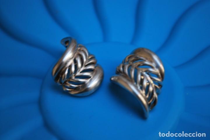 Joyeria: Elegante pendientes en plata de ley . - Foto 3