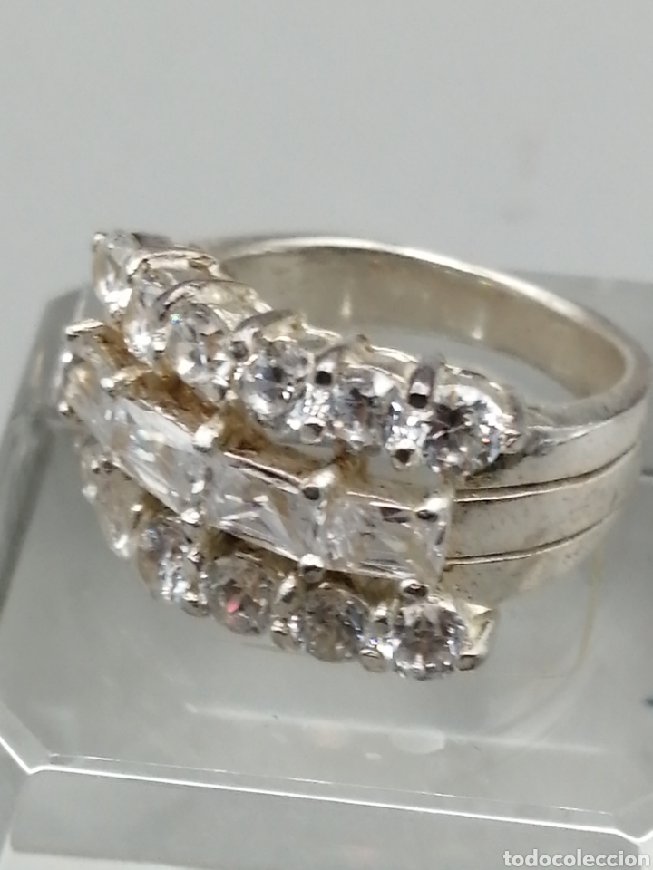 Joyeria: Anillo plata de ley y quarzo blanco - Foto 3