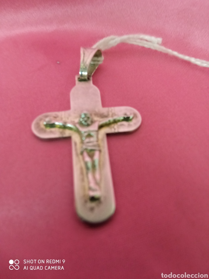 Joyeria: Colgante cruz plata + - Foto 1