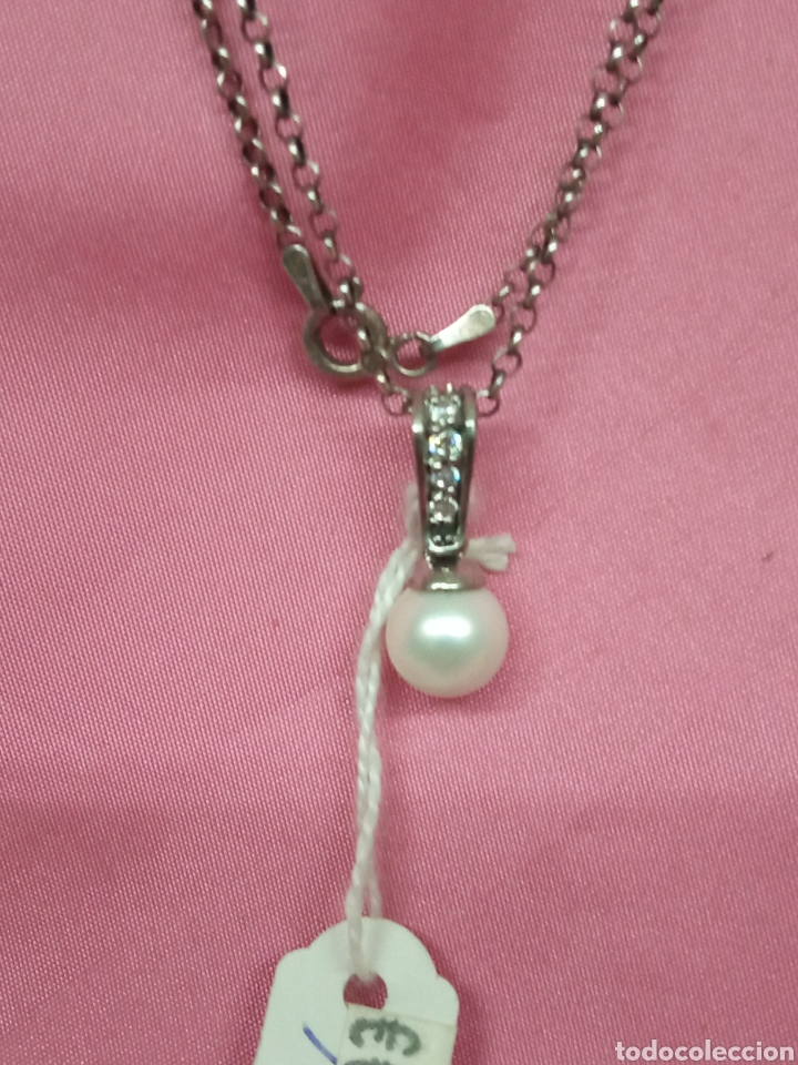 Joyeria: Colgante plata y perla + - Foto 1
