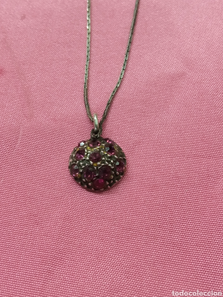 Joyeria: Gargantilla plata y piedras rojas + - Foto 2