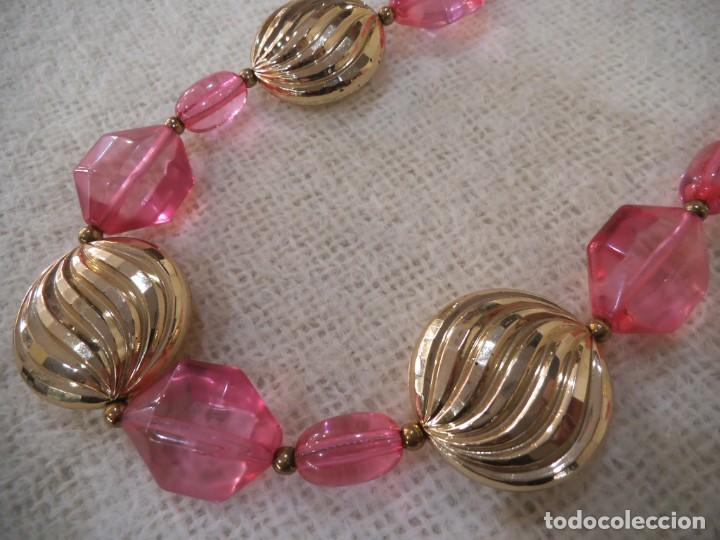 Joyeria: COLLAR Y PENDIENTES ( FUXIA ) - Foto 3