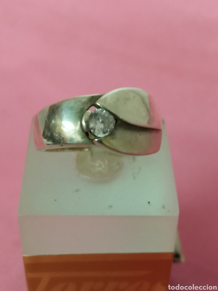 Joyeria: Sortija plata y circonita + - Foto 1