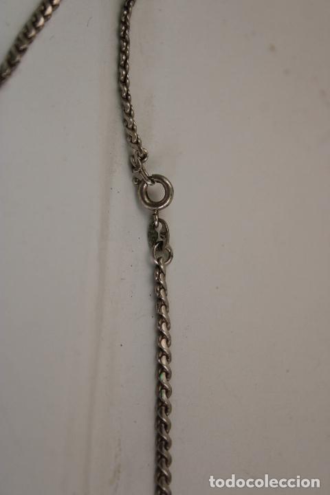Joyeria: colgante azteca y cadena en plata de ley - Foto 4