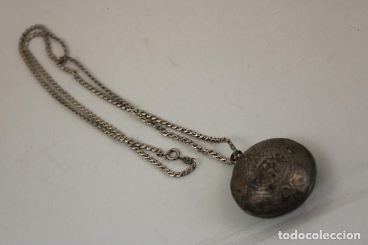 Joyeria: colgante azteca y cadena en plata de ley - Foto 6