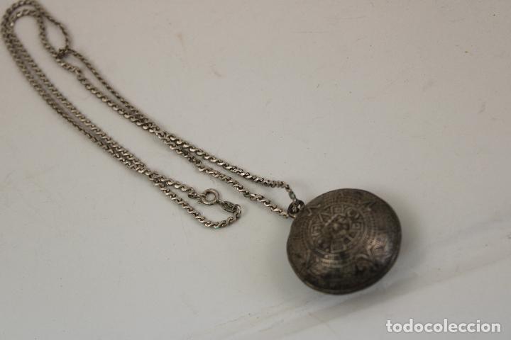 Joyeria: colgante azteca y cadena en plata de ley - Foto 7