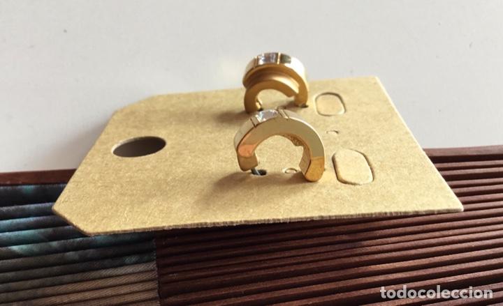Joyeria: ARITOS CHAPADOS EN ORO CON CIRCONIUM. PRESI&Oacute;N. - Foto 2