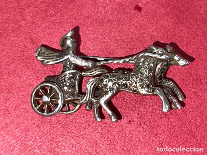 Joyeria: Magn&iacute;fico broche en plata de Ley y marquesitas - Foto 7
