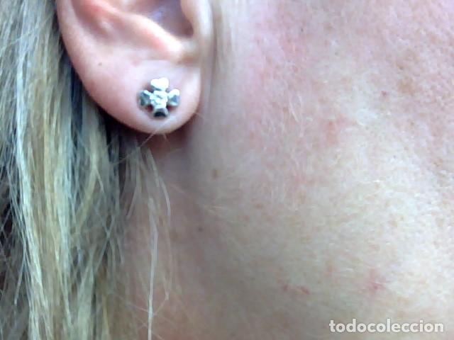Joyeria: pendientes oro blanco 18 kts y diamantes - Foto 3