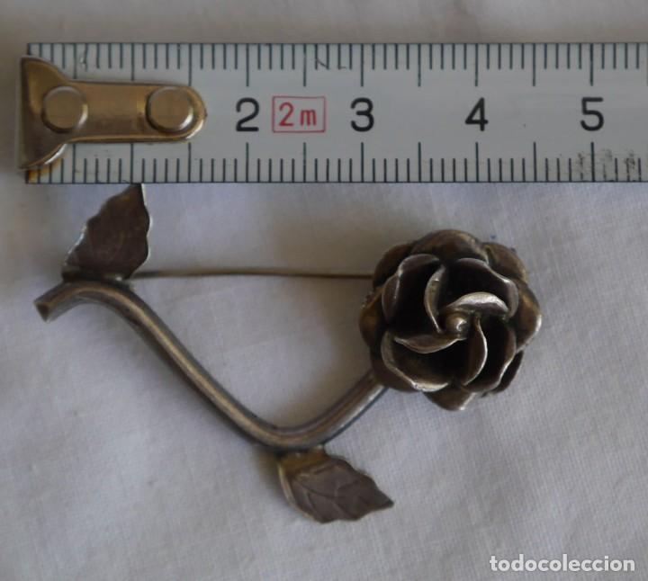 Joyeria: Broche de plata 925 M&eacute;xico forma de rosa - Foto 6