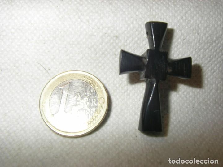 Joyeria: Cruz de azabache,2,5 x 3,5 cm - Foto 2