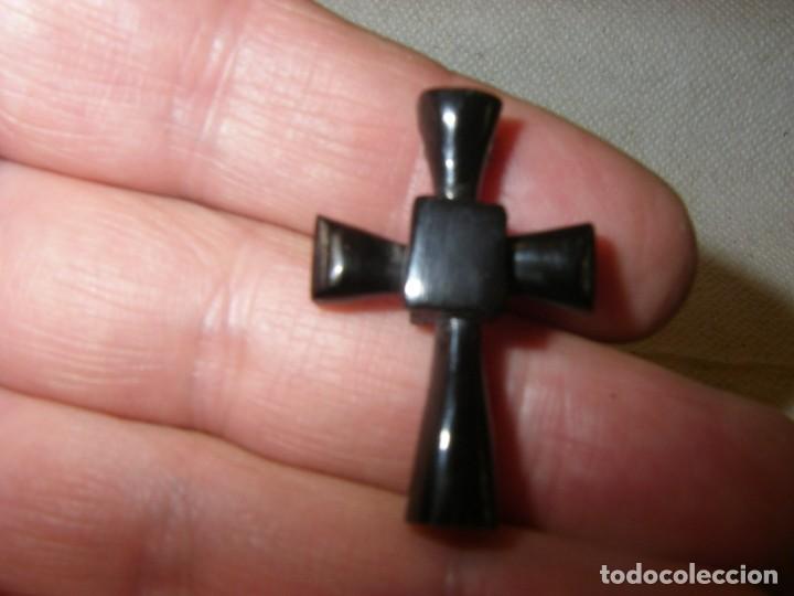 Joyeria: Cruz de azabache,2,5 x 3,5 cm - Foto 3