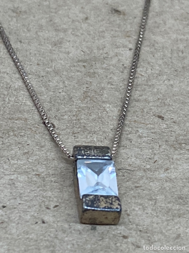 Joyeria: Colgante y cadena de plata - Foto 2