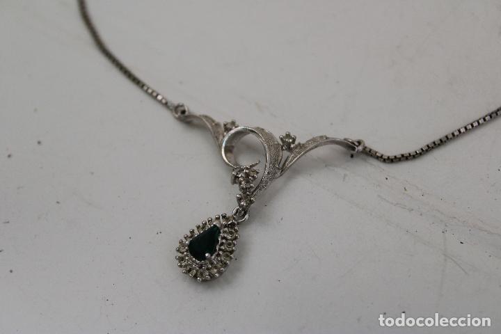 Joyeria: collar plata 925 con esmeralda - Foto 8
