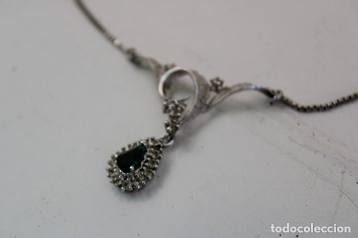 Joyeria: collar plata 925 con esmeralda - Foto 9
