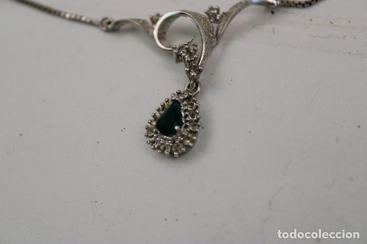 Joyeria: collar plata 925 con esmeralda - Foto 1