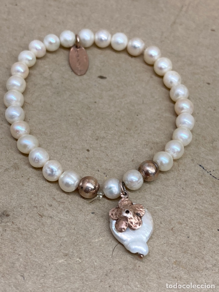 Joyeria: Pulsera Lotus plata y perlas - Foto 1