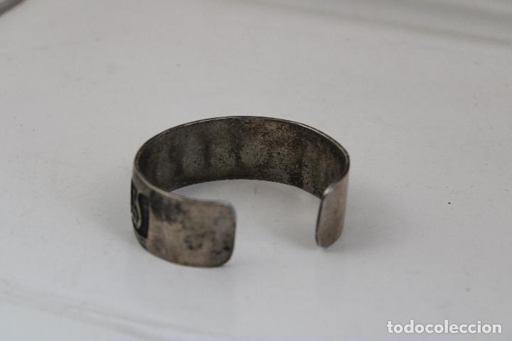 Joyeria: brazalete pulsera azteca plata 925 - Foto 2
