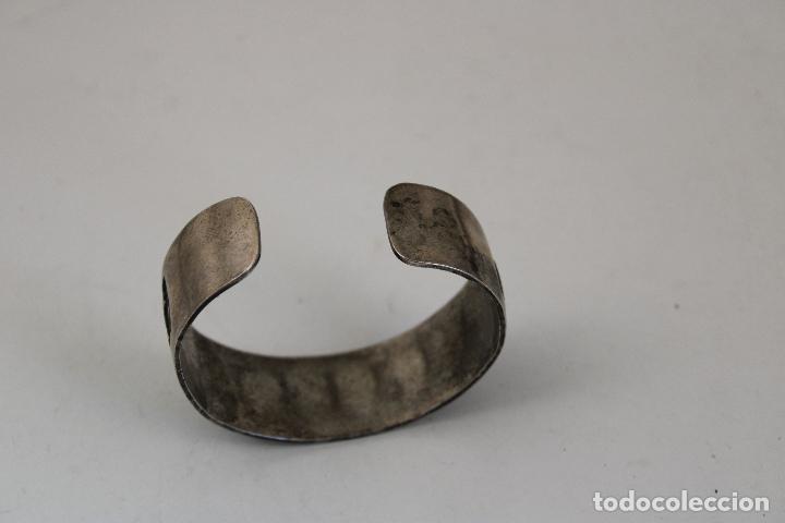 Joyeria: brazalete pulsera azteca plata 925 - Foto 3