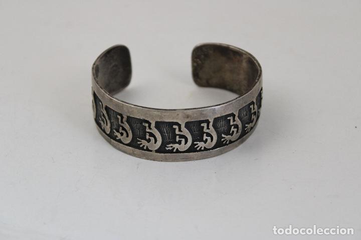 Joyeria: brazalete pulsera azteca plata 925 - Foto 1