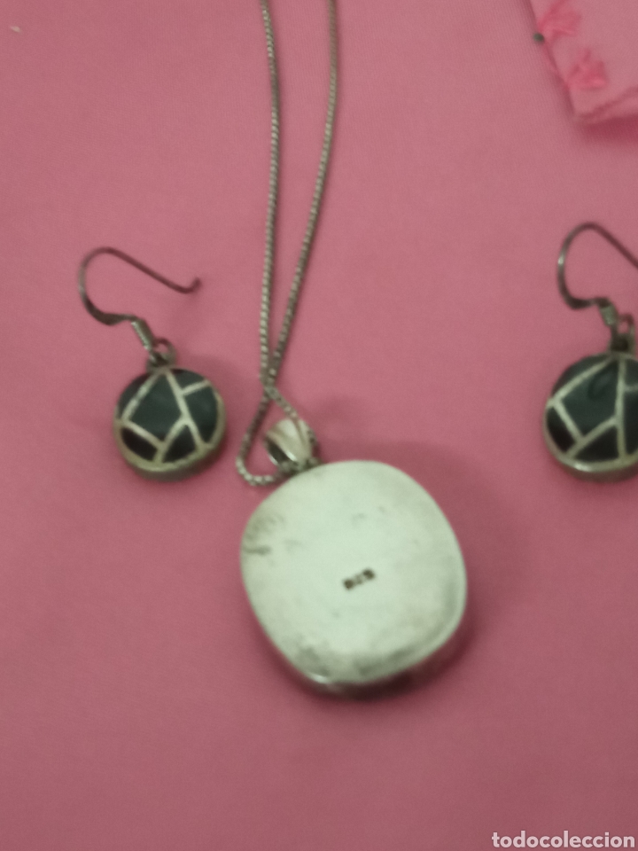 Joyeria: J. Gargantilla plata y pendientes + - Foto 2