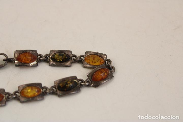 Joyeria: pulsera plata 925 y ambar - Foto 4