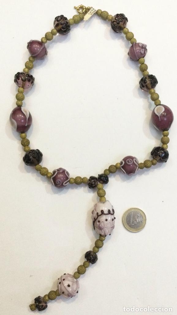 Joyeria: Collar en Vidrio de Murano. JASMINE. NUEVO - Foto 1