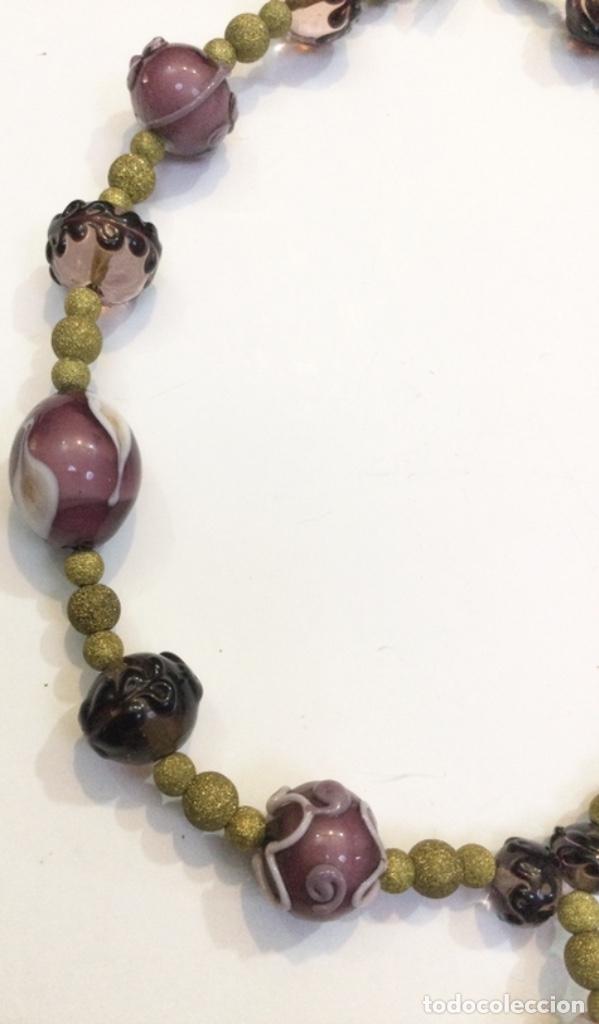 Joyeria: Collar en Vidrio de Murano. JASMINE. NUEVO - Foto 3