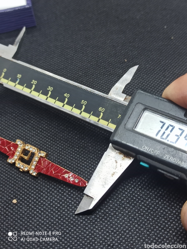 Joyeria: Broche vintage en forma de reloj - Foto 4