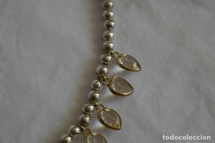 Joyeria: Collar de plata de ley con corazones en strass - Foto 5