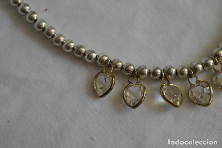 Joyeria: Collar de plata de ley con corazones en strass - Foto 7