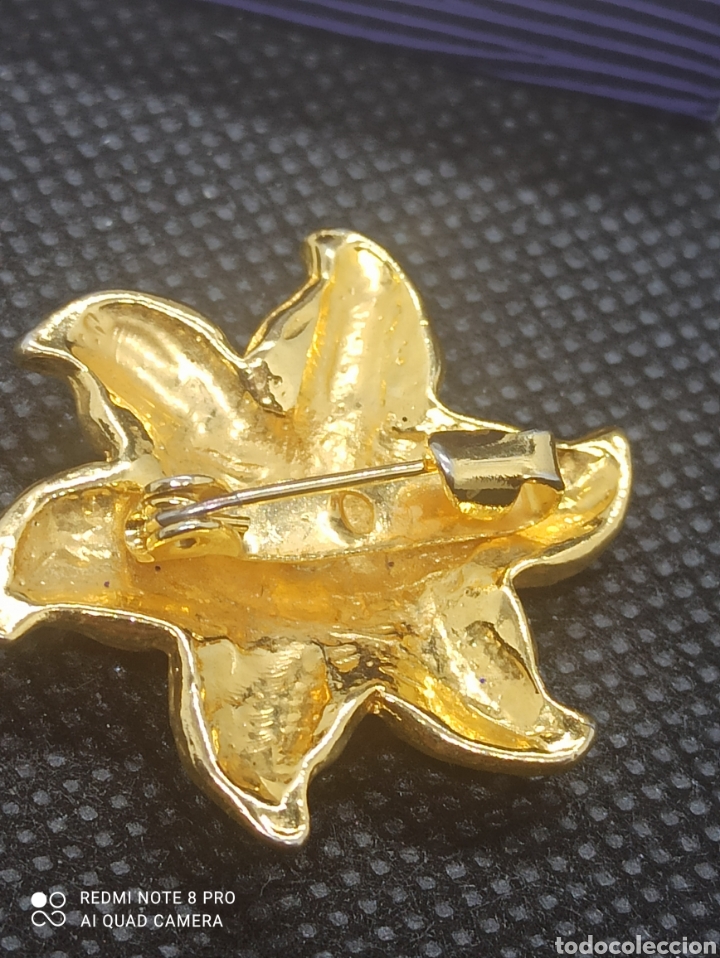 Joyeria: Broche sol dorado vintage - Foto 3