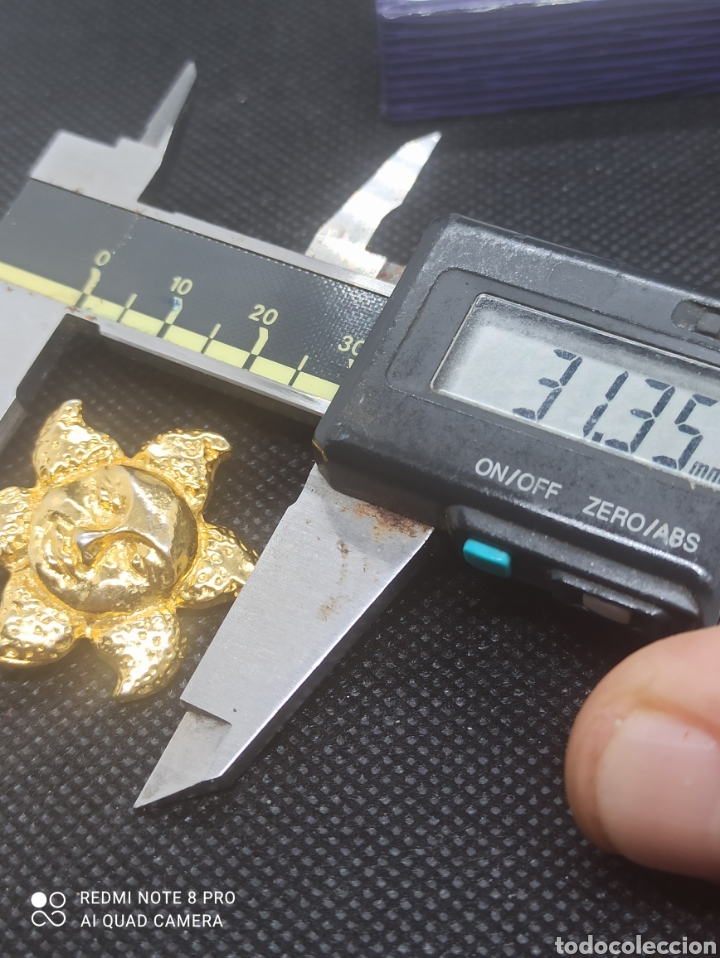 Joyeria: Broche sol dorado vintage - Foto 5