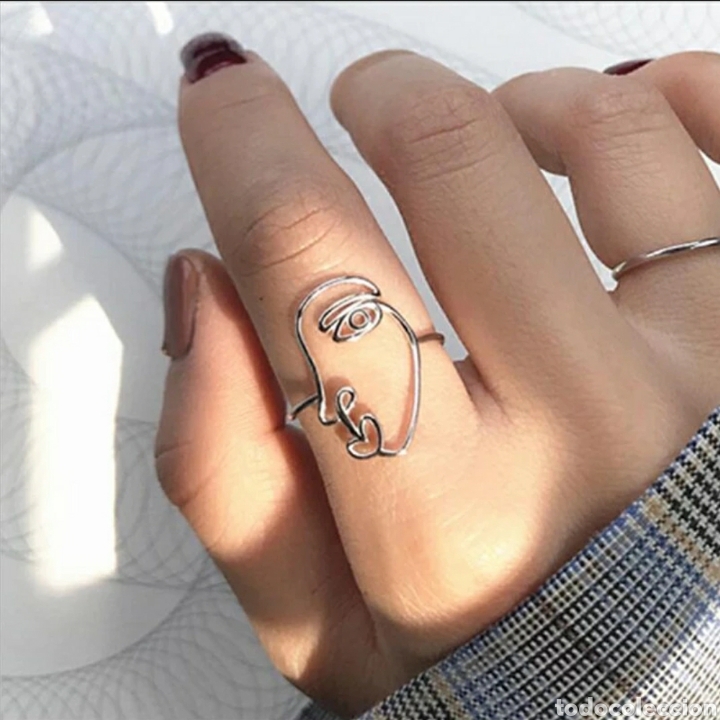 Joyeria: Anillo de Plata Rostro ENV&Iacute;O GRATIS!! - Foto 3