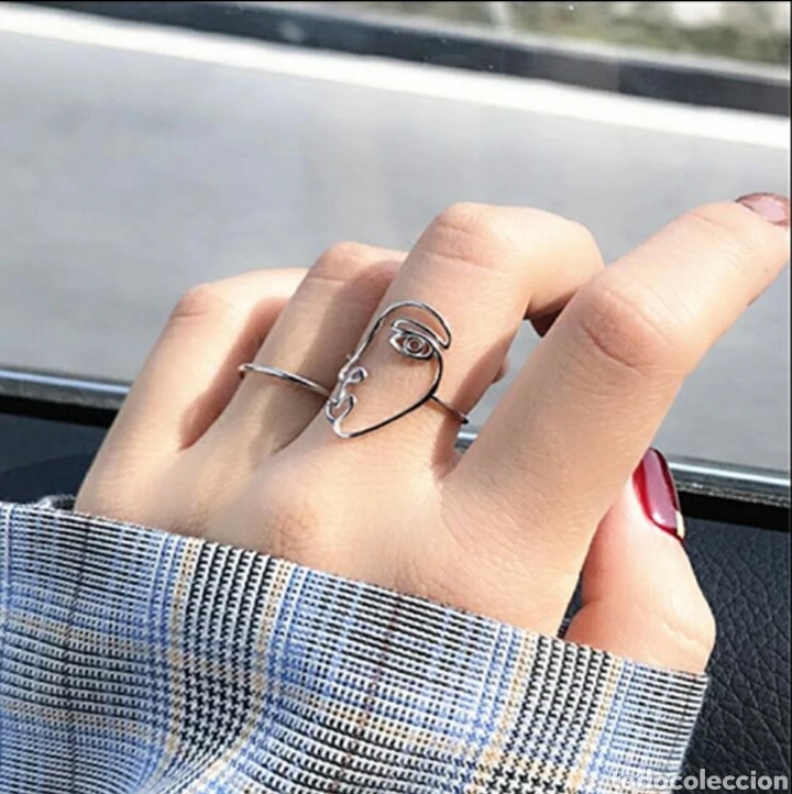 Joyeria: Anillo de Plata Rostro ENV&Iacute;O GRATIS!! - Foto 4