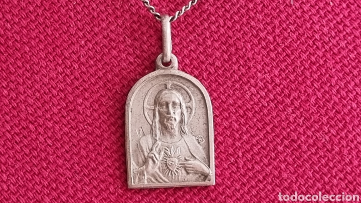Joyeria: CADENA Y MEDALLA EN PLATA DE LEY DE JESUS - Foto 1