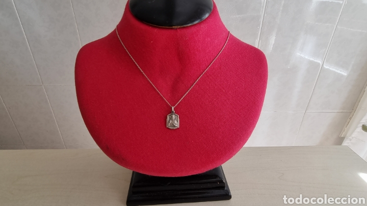 Joyeria: CADENA Y MEDALLA EN PLATA DE LEY CONTRASTE DE JESUS - Foto 3