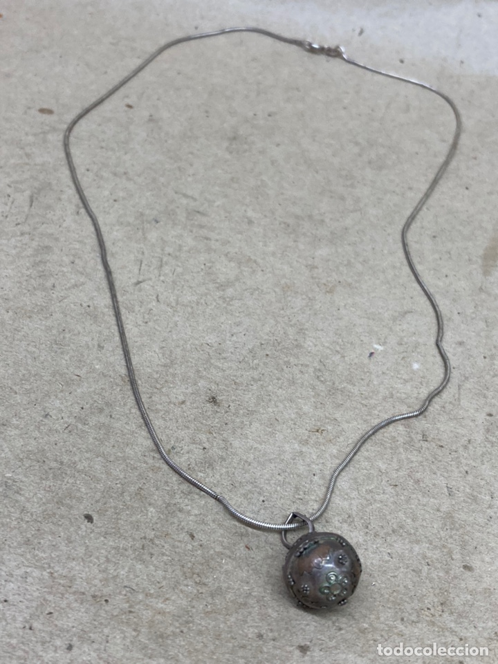Joyeria: Cadena y colgante de plata - Foto 1