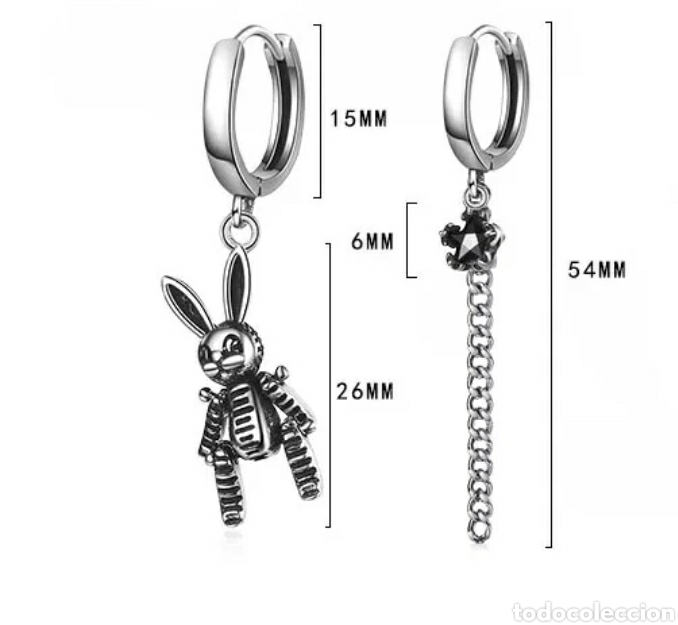 Joyeria: Pendientes de Plata Conejo ENV&Iacute;O GRATIS!! - Foto 5