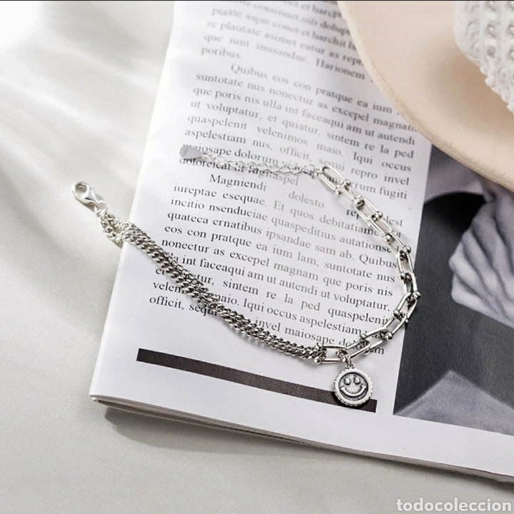 Joyeria: Pulsera de Plata Carita Sonriente ENV&Iacute;O GRATIS!! - Foto 3