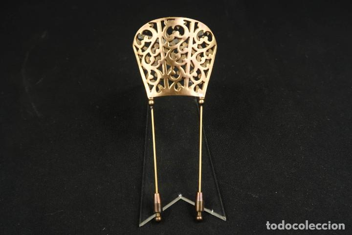 Joyeria: Antiguo Broche forma de Peineta - Foto 1
