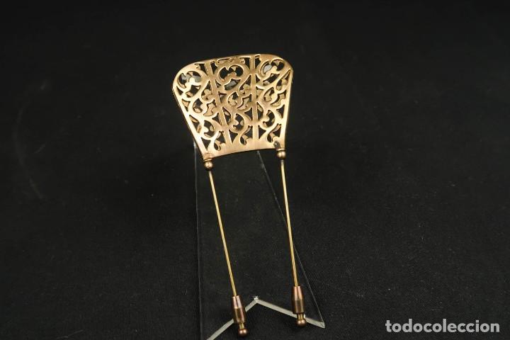 Joyeria: Antiguo Broche forma de Peineta - Foto 5