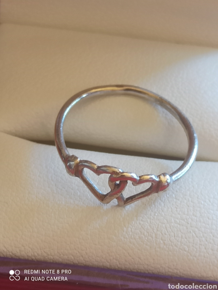 Joyeria: Anillo de plata de ley 925 corazones entrelazados - Foto 4