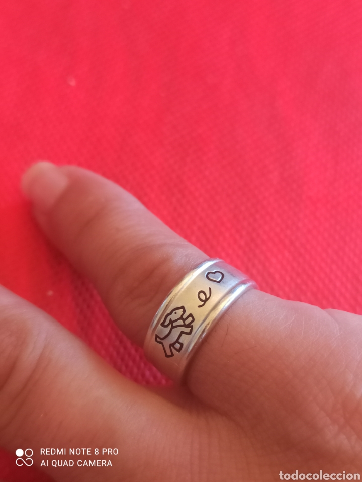 Joyeria: Anillo de plata de ley 925 dog - Foto 2